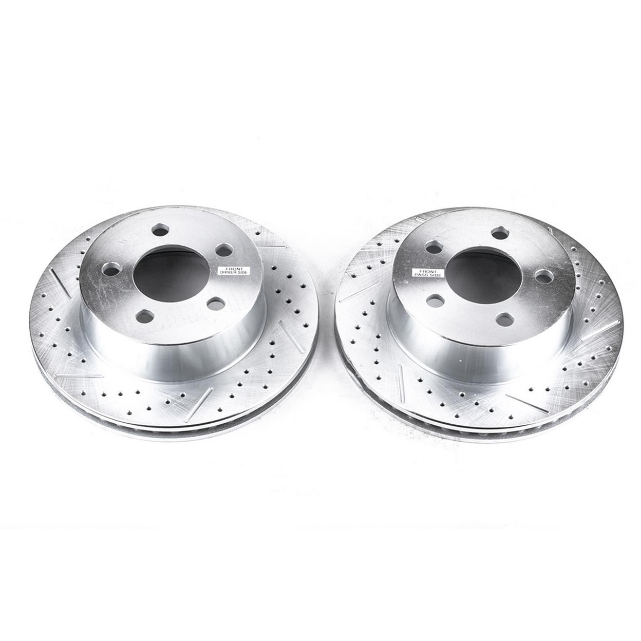PowerStop Front Disc Brake Rotor Set for 2000-2003 Jeep Wrangler