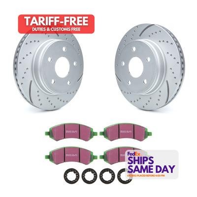 Ebc Brakes Usa S3KF1153, Kit Gray Iron Brake Rotor & Pad Kit Greenstuff Durango