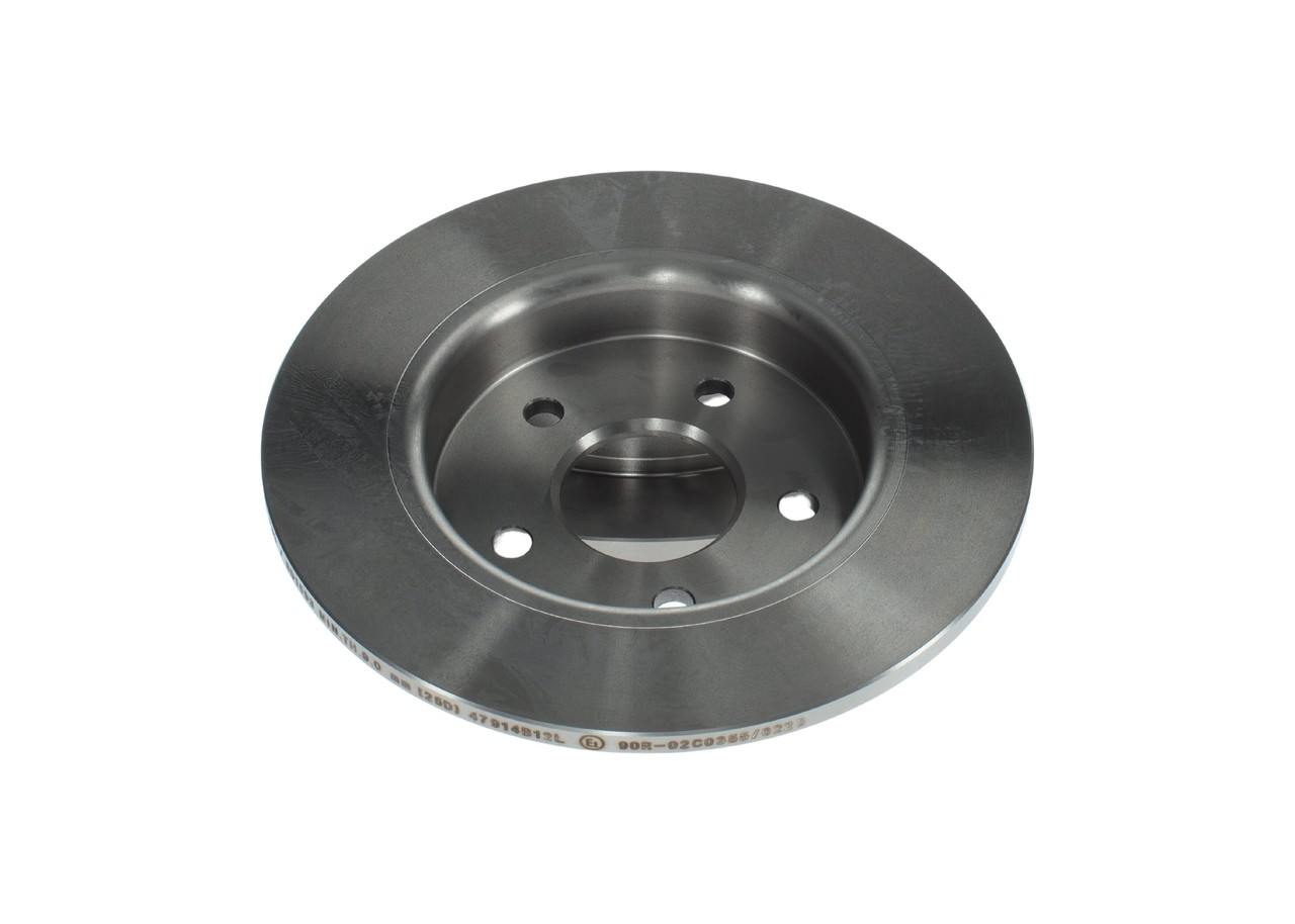 2x Brake Discs Pair Solid Rear 271mm 0986479763 Bosch Set BV612A315BA 1704765