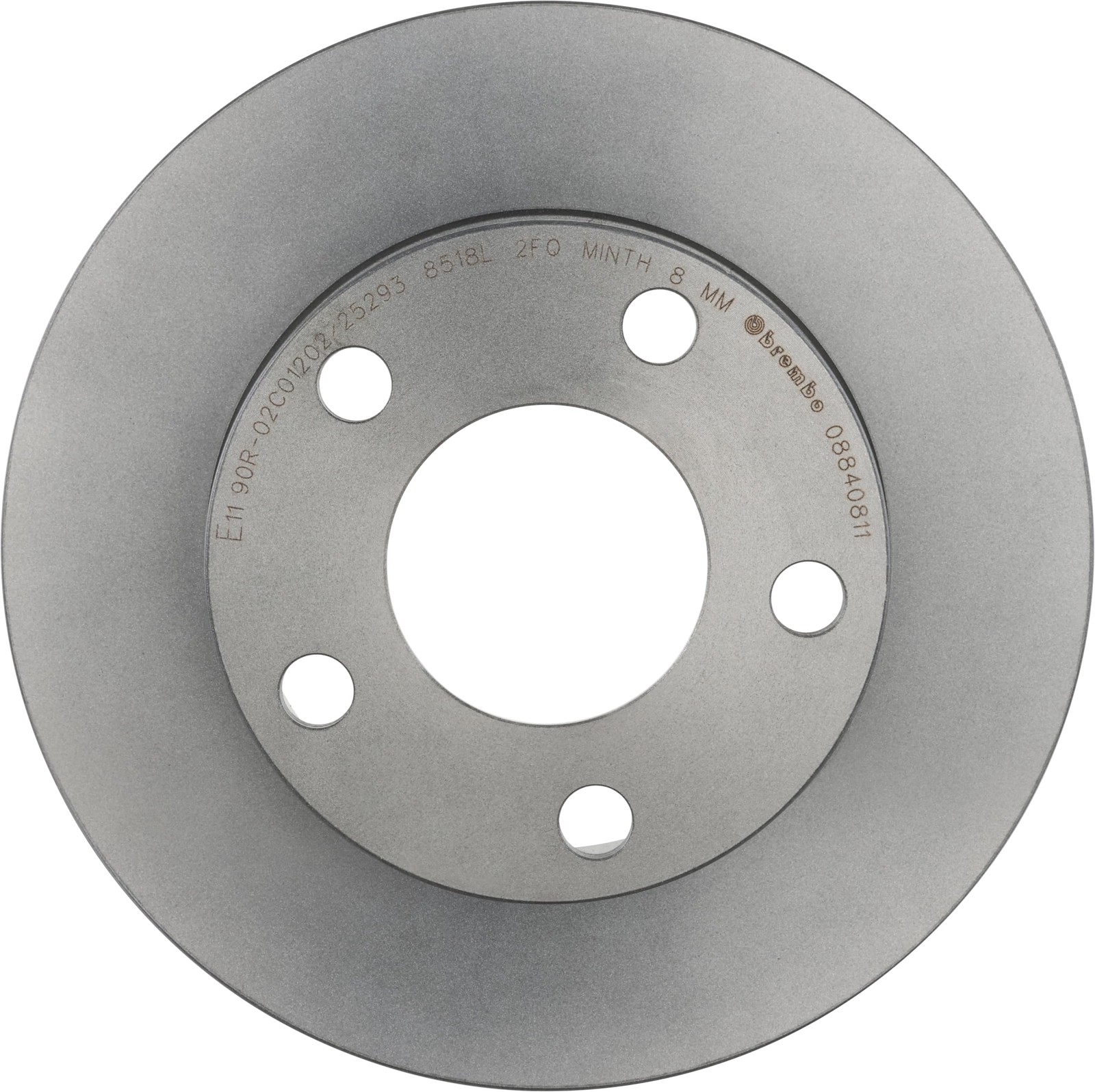 Disc Brake Rotor-Premium UV Coated OE Equivalent Rotor Brembo 08.8408.11