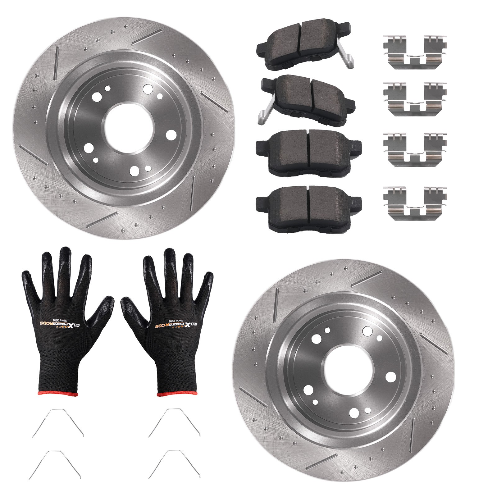 Rear Disc Brake Rotors Ceramic Pads for Acura TSX 2009 2010-2014 S31479 D1451