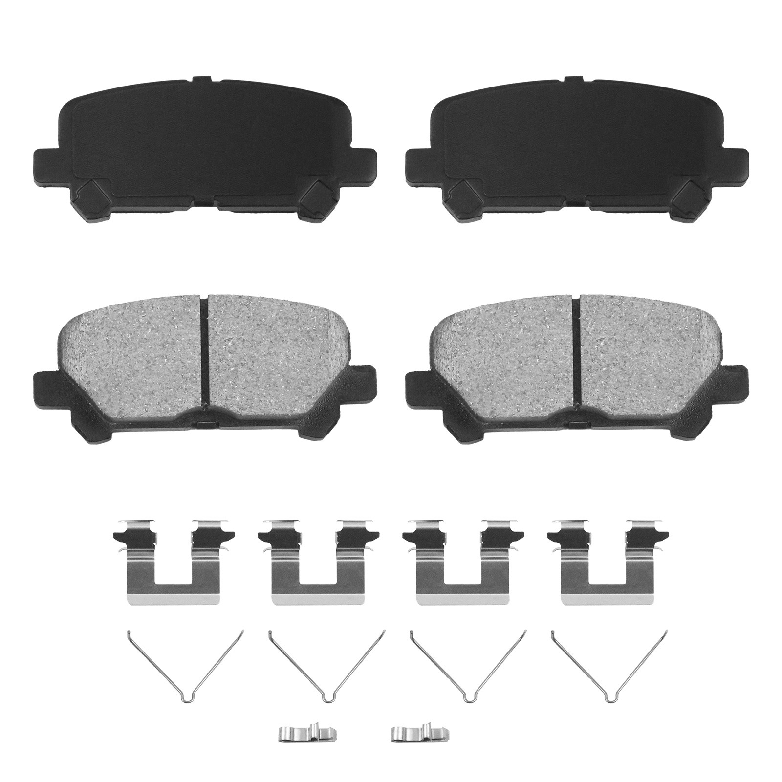 Rear Drilled Rotors Ceramic Brake Pads Kit for Honda Pilot Odyssey Acura MDX ZDX