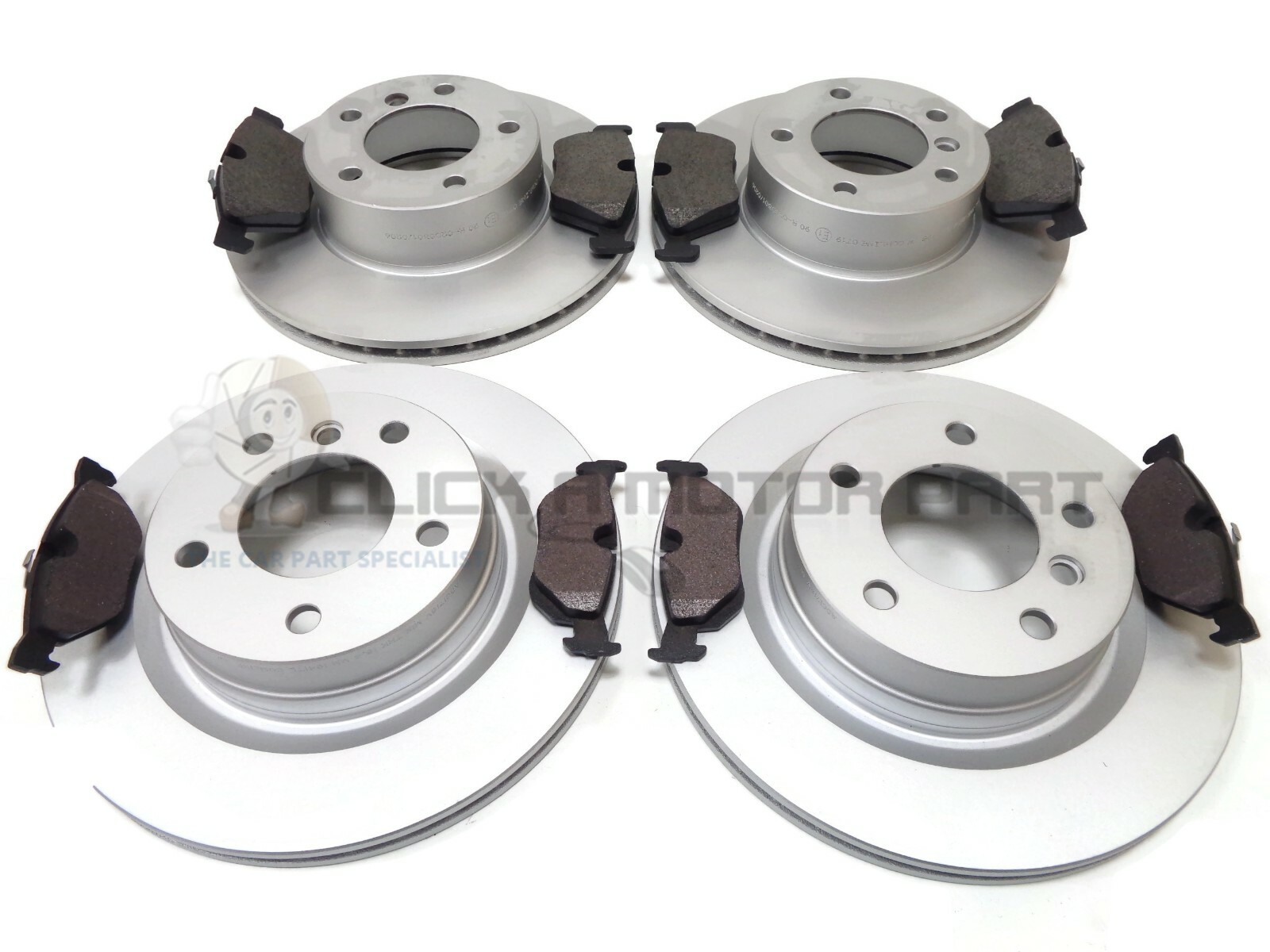 BMW 318i 318D E90 SALOON 2005-2012 FRONT & REAR BRAKE DISCS & PADS CHECK SIZE