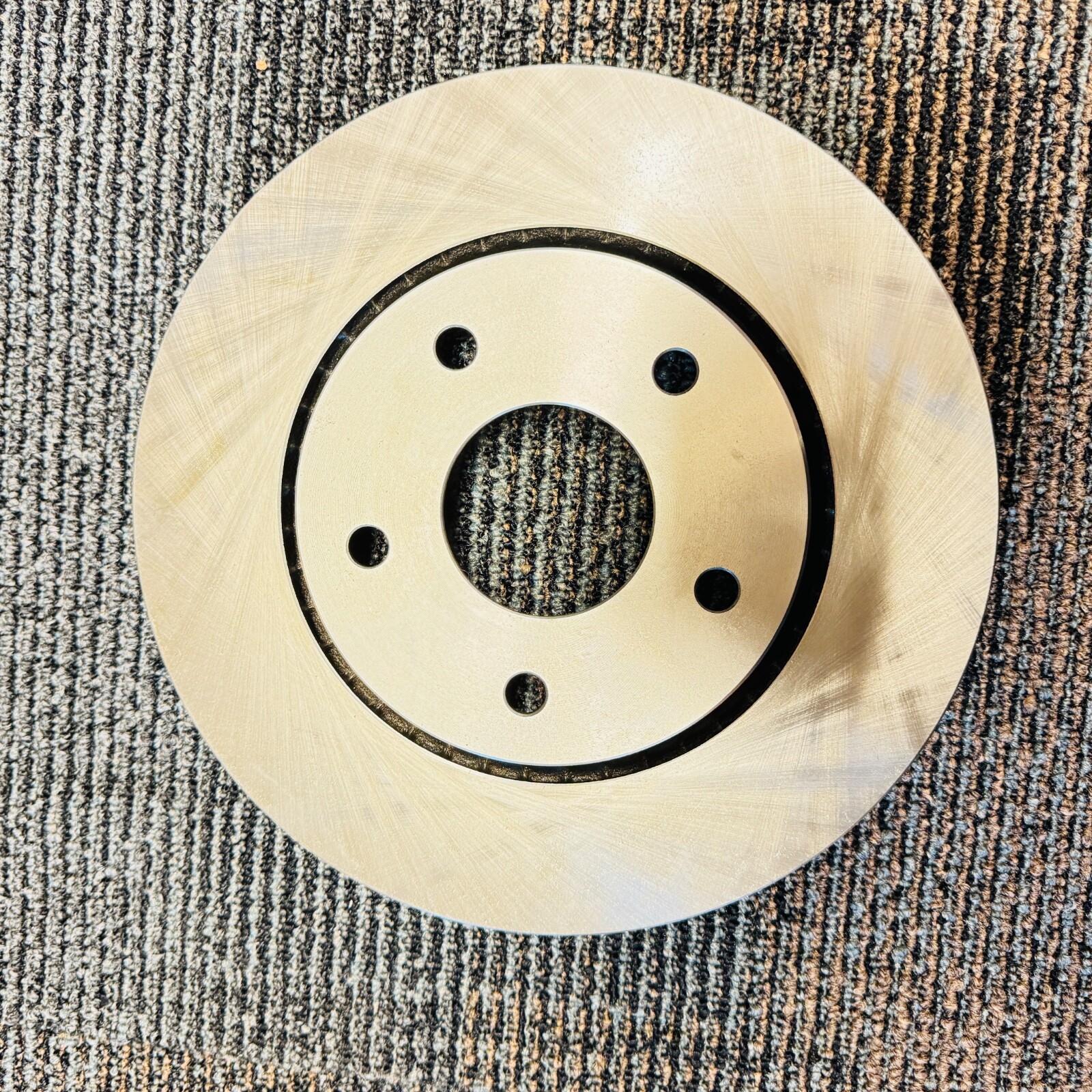Dynamic Friction Company 631-54057L Brake Rotor Drilled And Slotted Silver