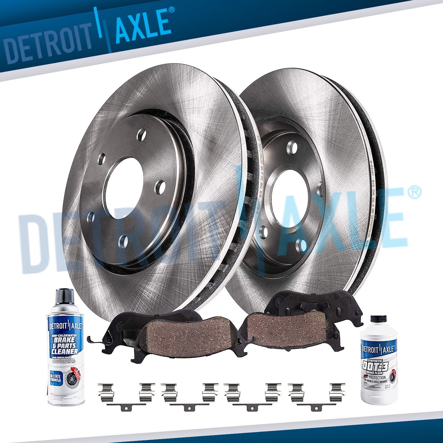 290mm Front Disc Rotors Ceramic Brake Pads for 2004-2008 2009 11-17 Nissan Quest