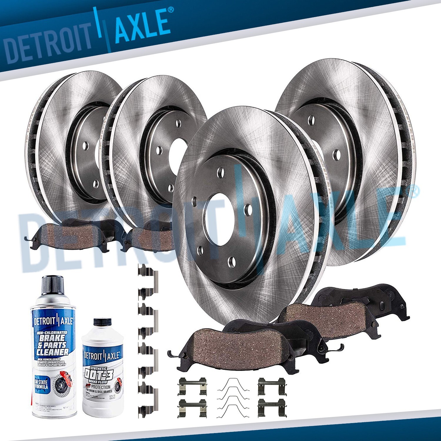 330mm Front & Rear Disc Rotors Ceramic Brake Pads for 2008 – 2013 Infiniti G37