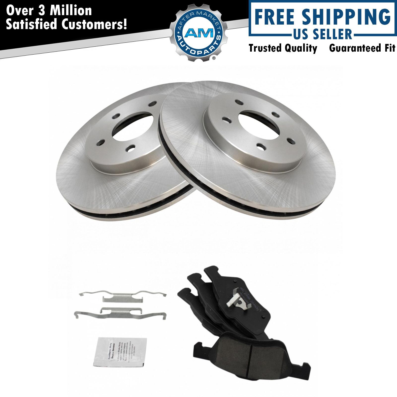 Front Ceramic Brake Pads & Rotors Kit for Ford Escape Mercury Mariner SUV