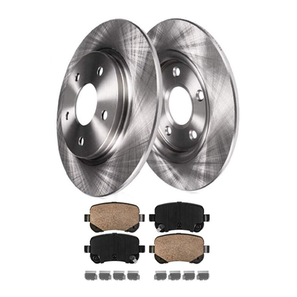 12 inch Rear Brake Rotors & Pads for Chrysler Town & Country Volkswagen Routan