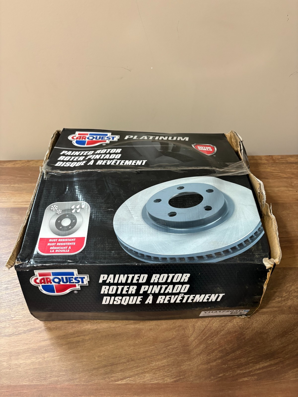 Carquest YH317203P Rear Brake Rotor Fits 2011-2019 Chevy Silverado 2500HD 3500HD
