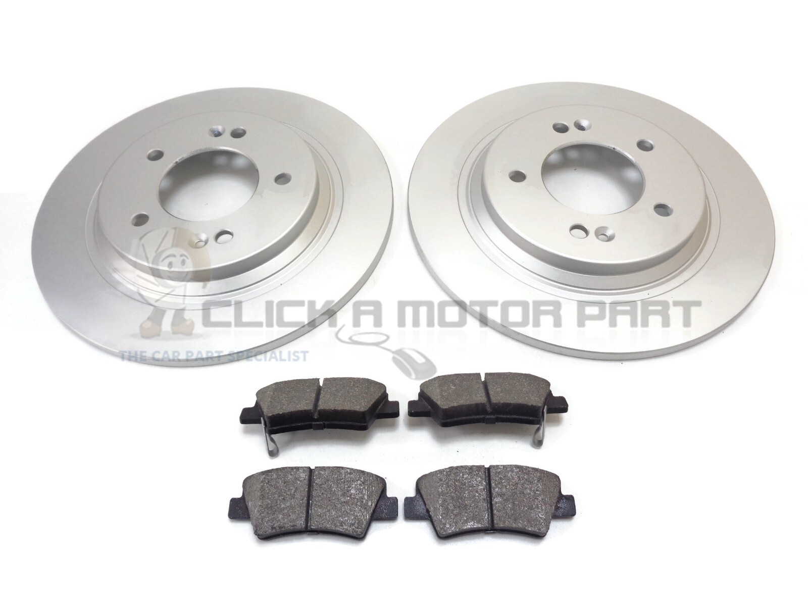 Rear 2 Brake Discs And Pads For Kia ProCeed 19-23 (For Electric Handbrake Only)