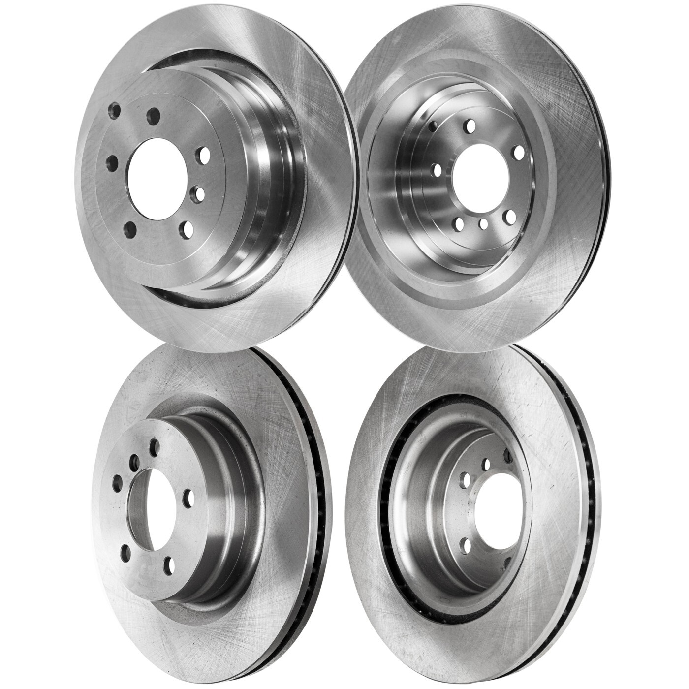 Front and Rear Disc Brake Rotors For 2006-2009 Land Rover Range Rover