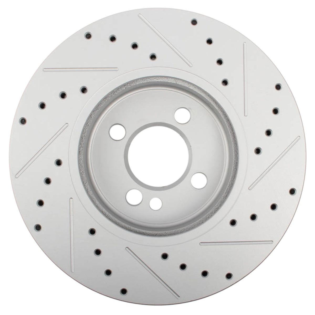 Performance Front Brake Rotors Set Slotted X Drilled Premium Fits Mini