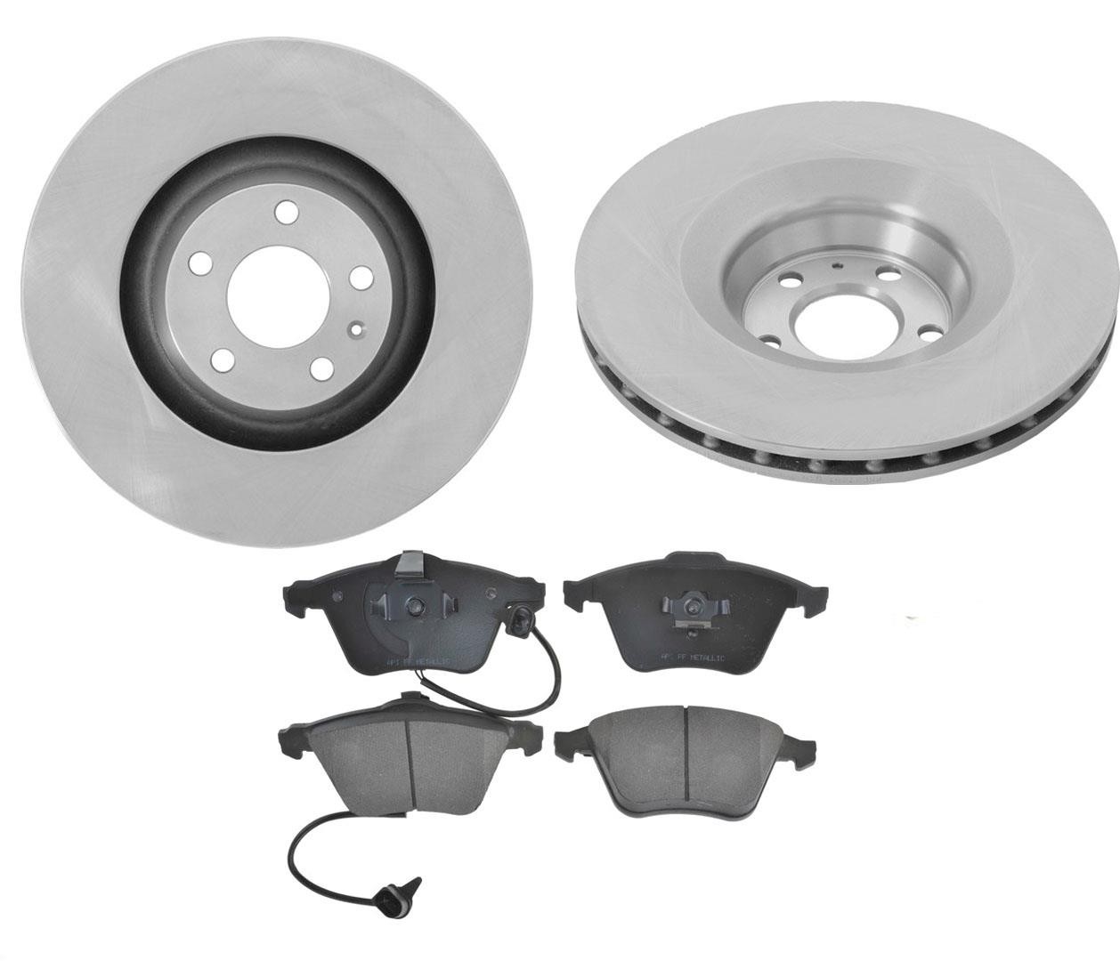 Fits 06-11 A6 Quattro With Larger 347MM 13 5/8 Inch Front Disc Brake Rotor Pads