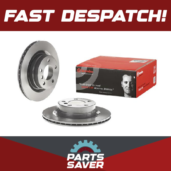2x Brake Discs Pair Vented fits BMW 420 F32 2.0 Rear 13 to 17 300mm Set Brembo