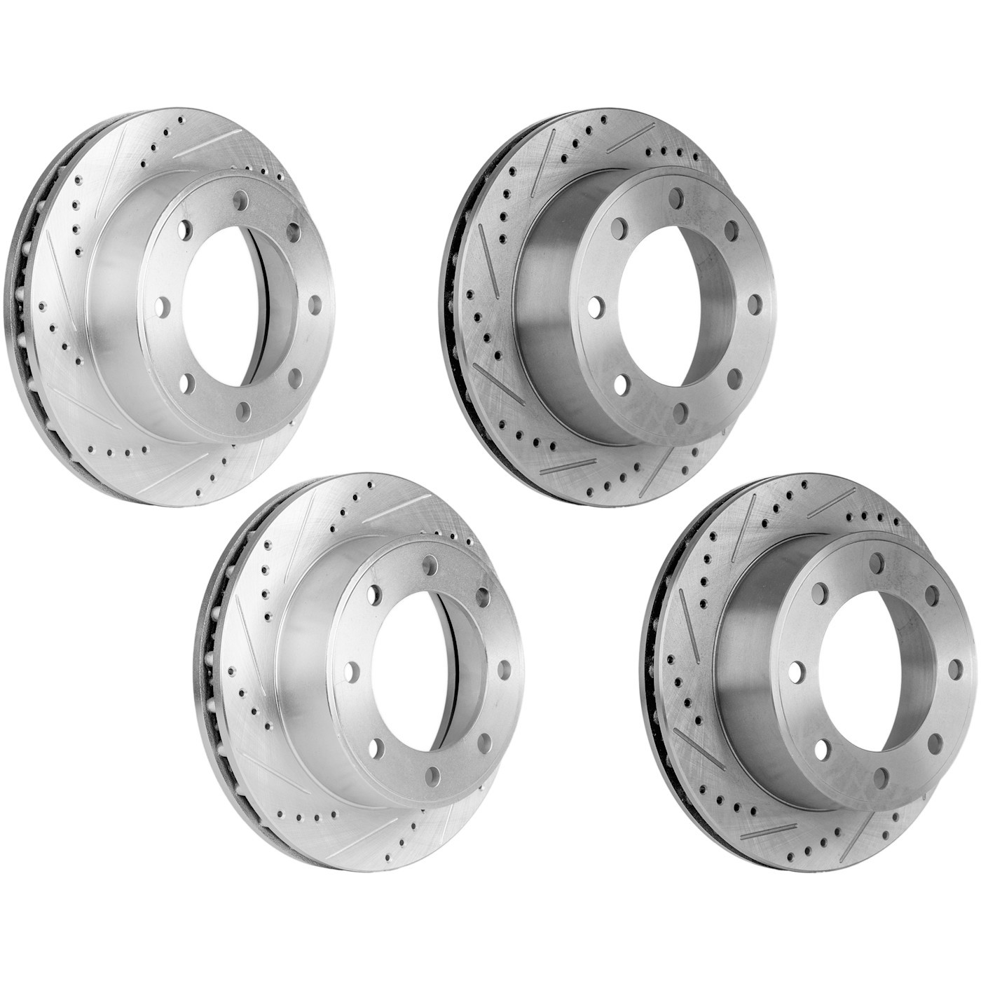 Front & Rear Brake Disc Rotors for F250 Truck F350 Ford Excursion 2000-2005