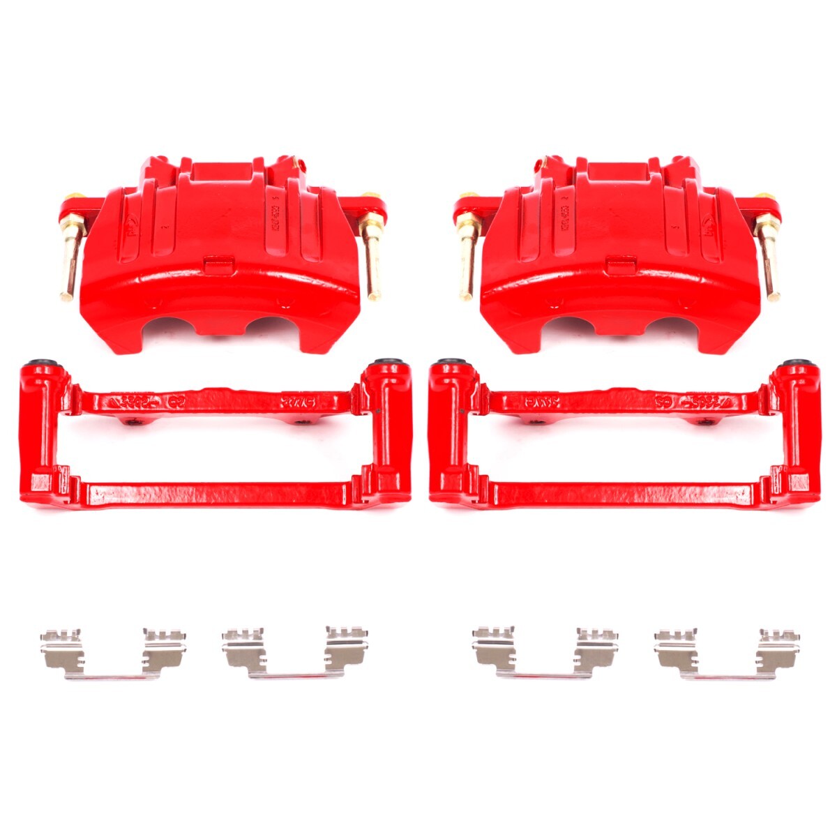 KC2853 Powerstop Brake Kit With Calipers 4-Wheel Set Front & Rear for Challenger