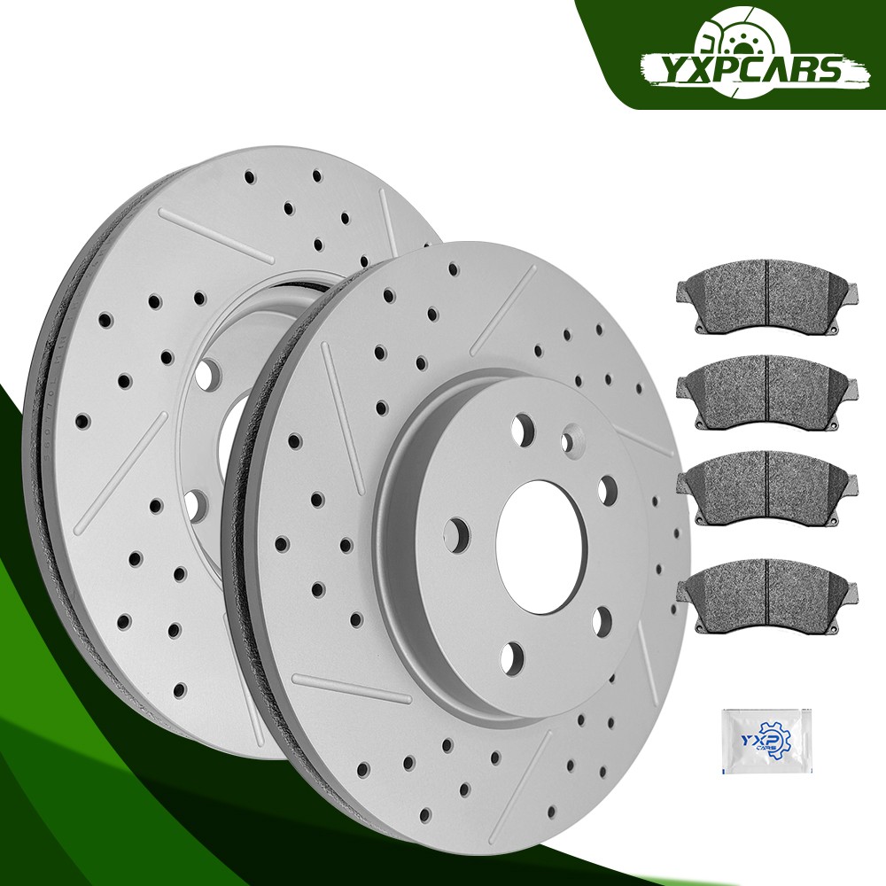 276mm Front Disc Rotors Ceramic Brake Pads Kit for 2012 – 2017 Chevrolet Sonic