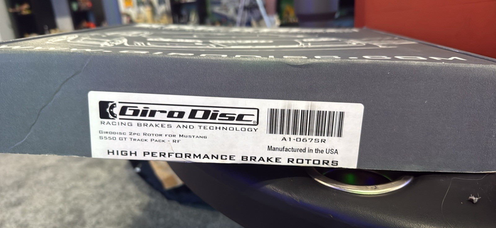 GiroDisc High Performance Break Rotors Mustang S550 GT Front