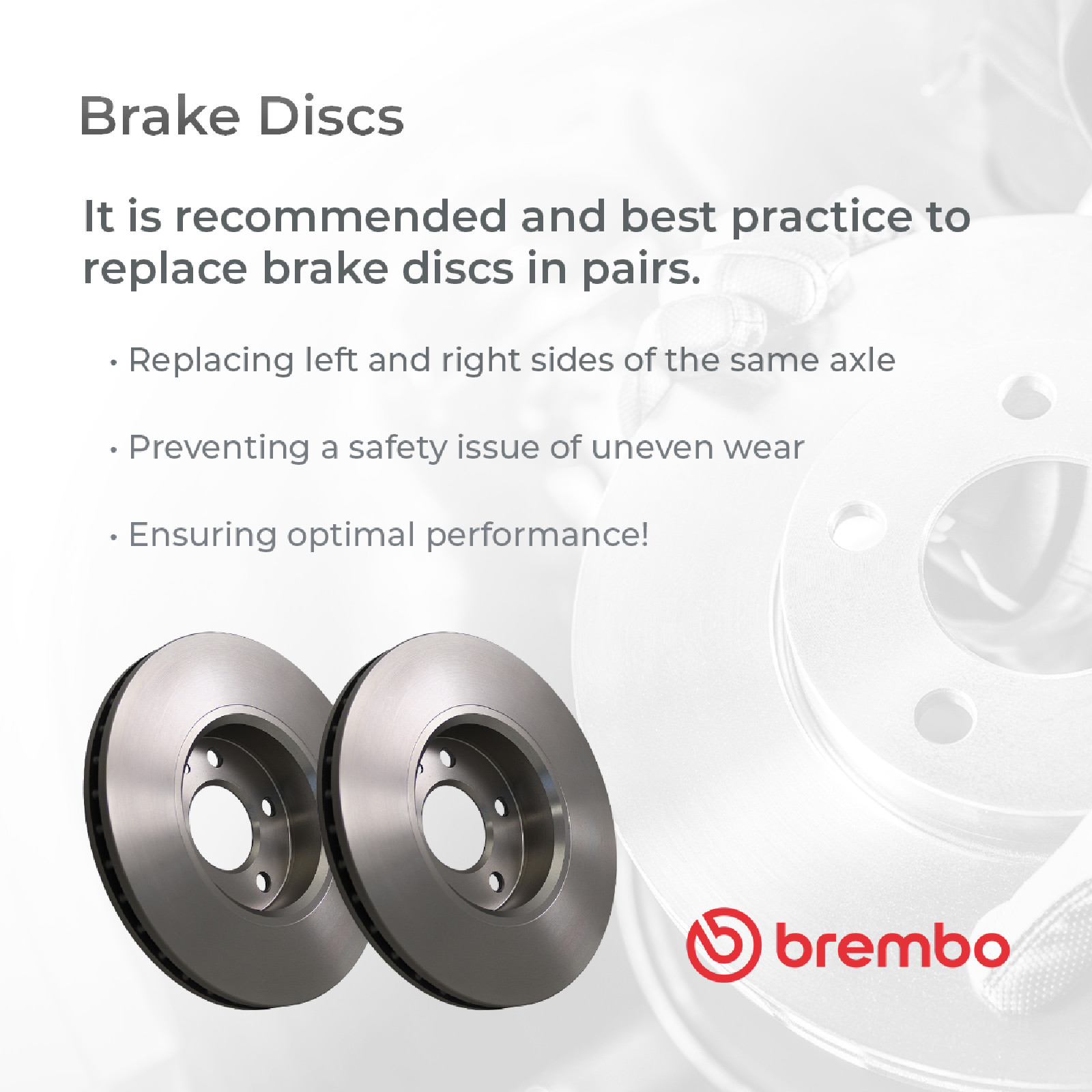 2x Brake Discs Pair Solid fits FORD TOURNEO CONNECT TDCi 1.8D Rear 02 to 13 Set