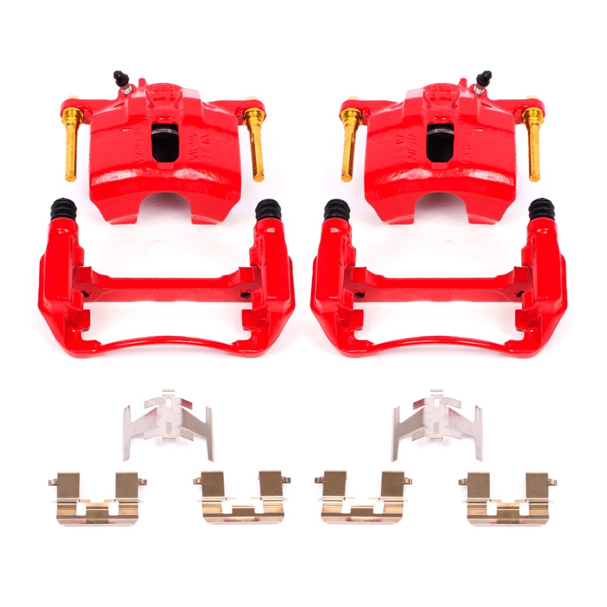 KC705-26 Powerstop 4-Wheel Set Brake Kit With Calipers Front & Rear for Oasis