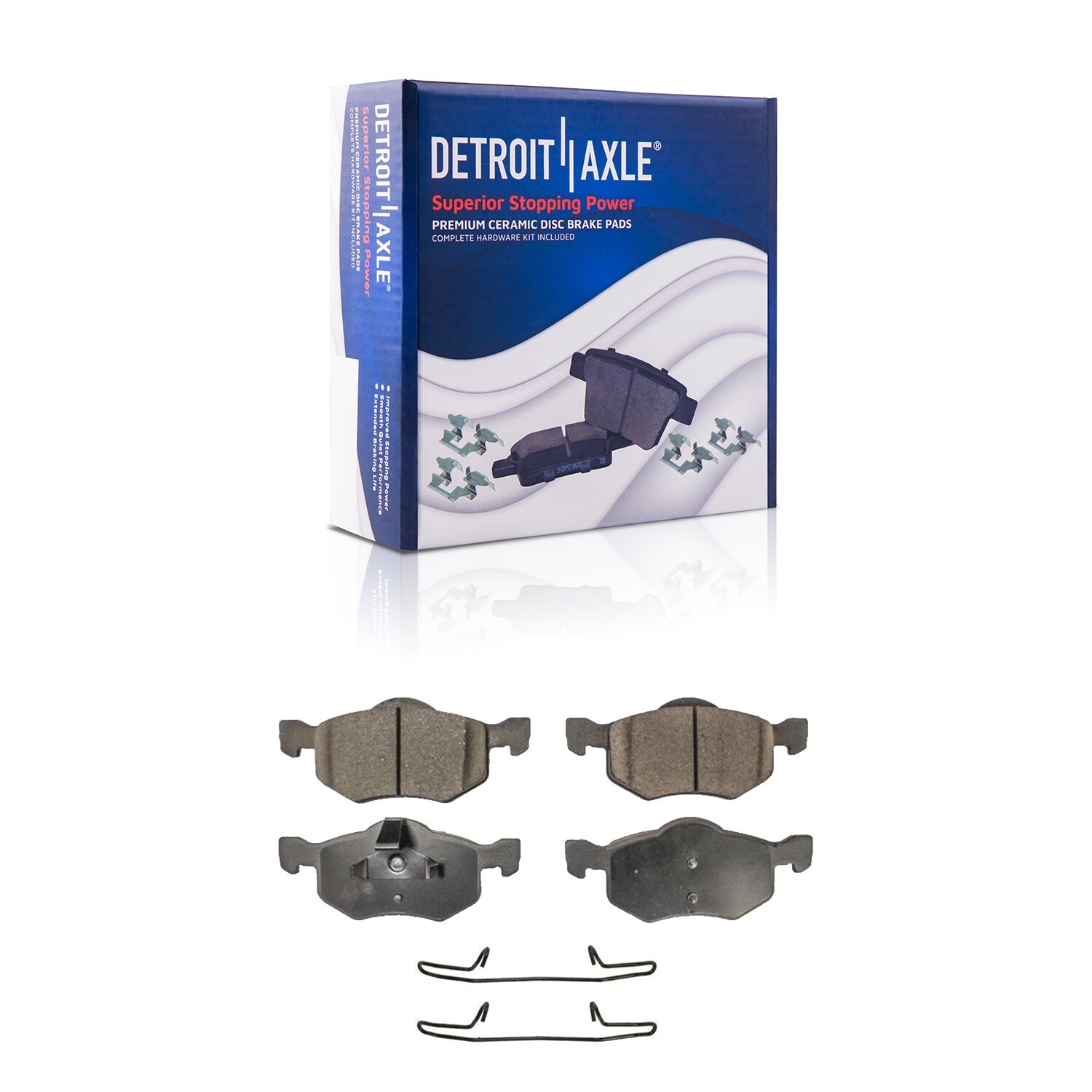 Front Rotors Ceramic Brake Pads + Rear Drums Shoes for Ford Escape Mazda Tribute