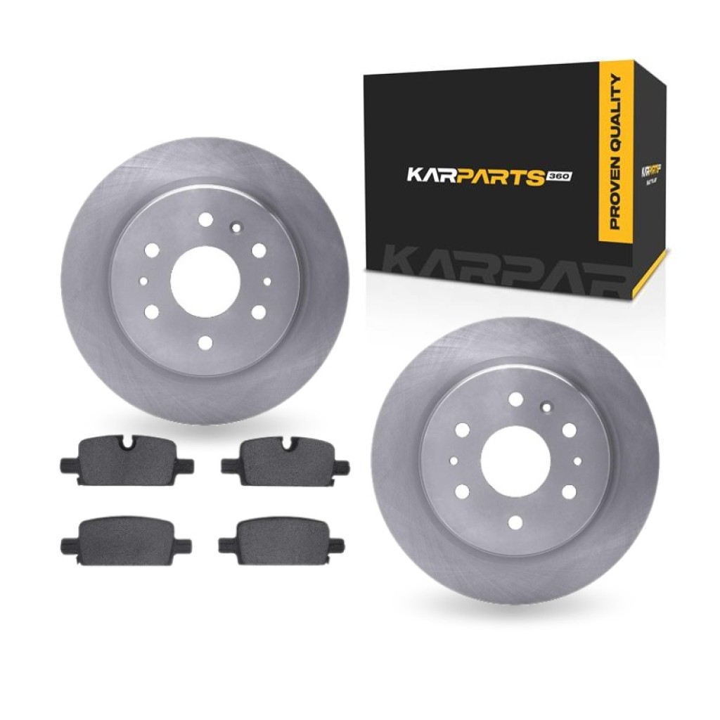 For Mercedes-Benz C180/C200 2015-2018 Brake Rotor Set Rear | Cast Iron | Vented