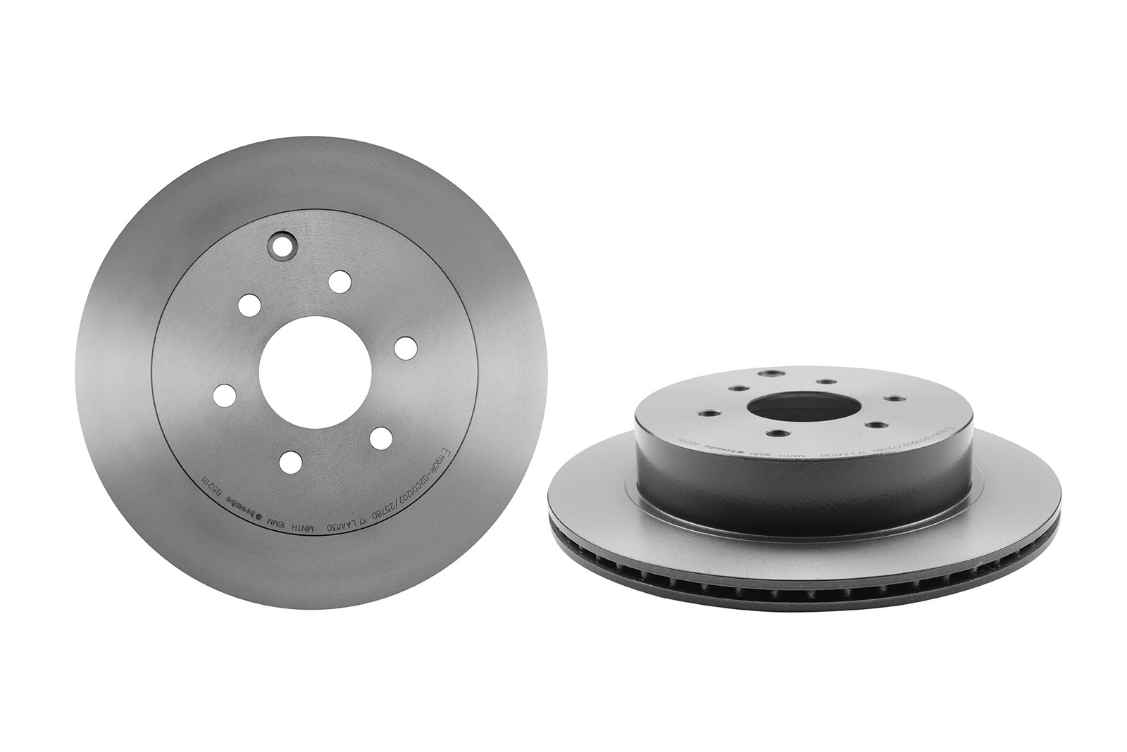 Rear Left or Right Disc Vented 308x18mm Brake Rotor Brembo for Pathfinder 05-11