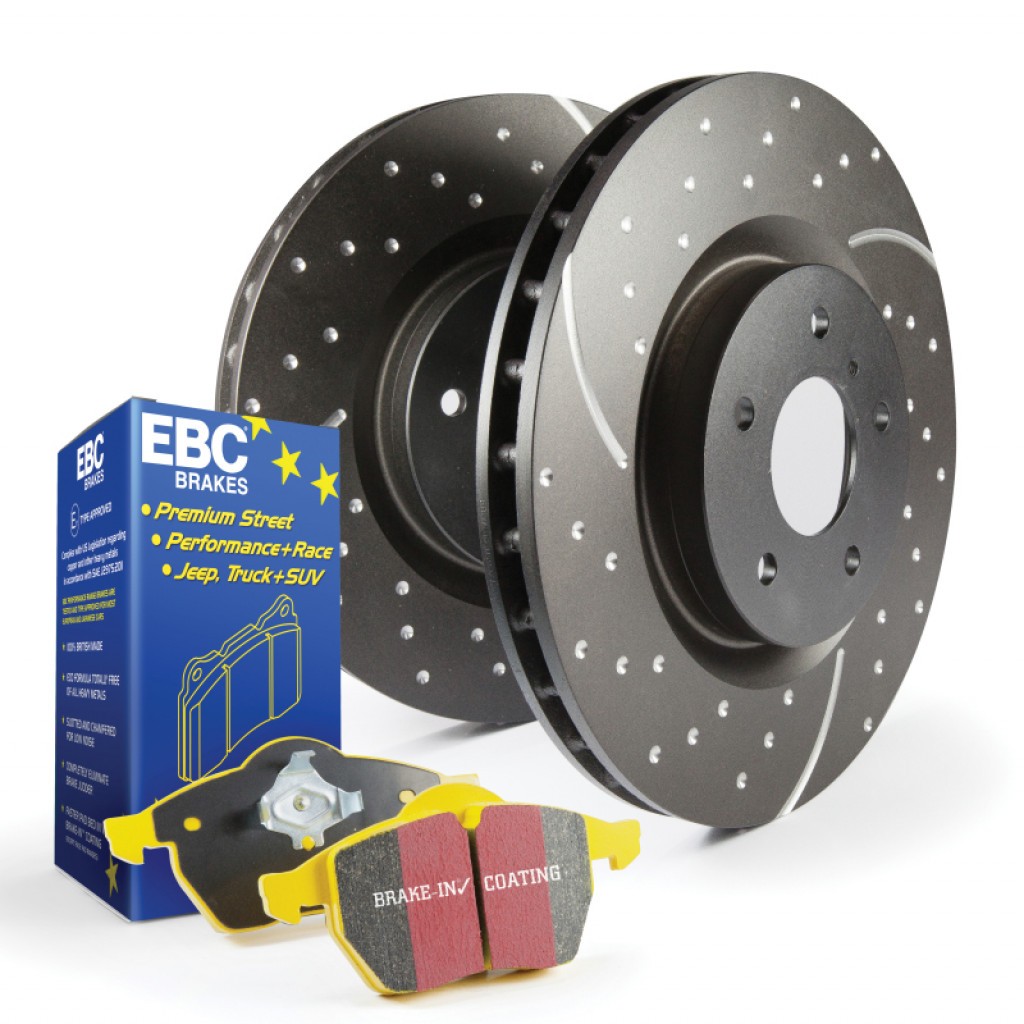 EBC Front Brake Kit S5 Yellowstuff 13.7 in. Diameter Sold as Kit