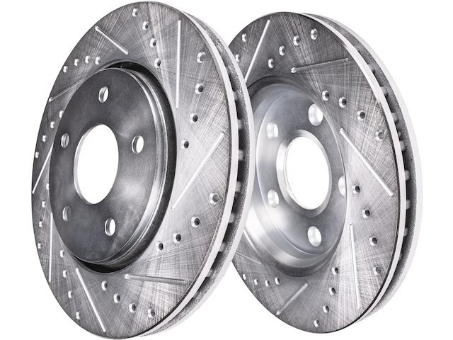 For 2022-2025 Hyundai Ioniq 5 Brake Rotor Set Front Detroit Axle 65381CMDJ 2023