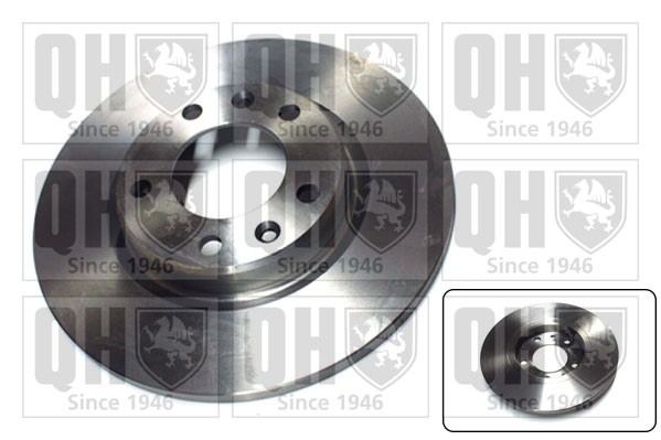 2x Brake Discs Pair Solid fits PEUGEOT 308 Rear 2013 on 268mm Set QH 1609582880