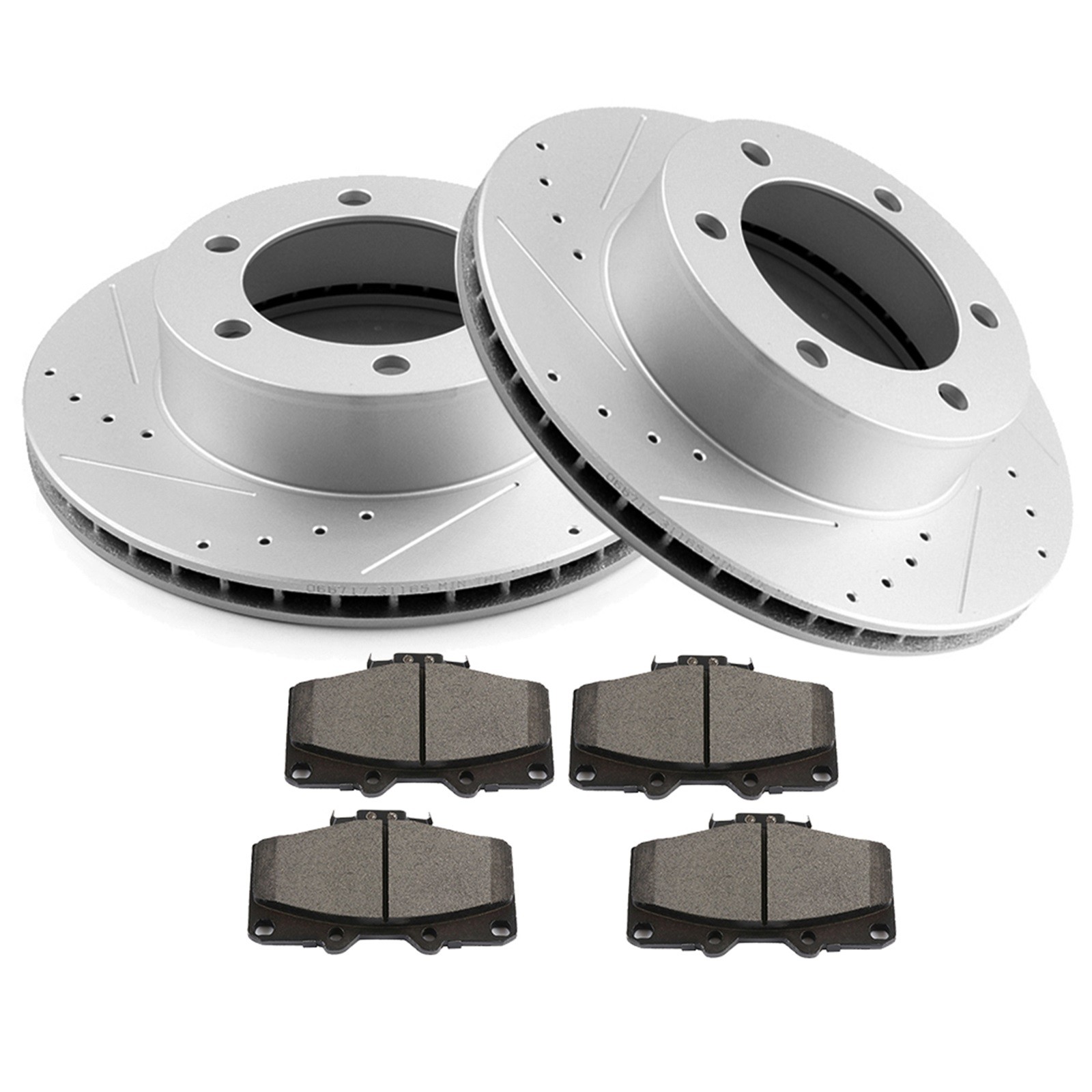 Front Ceramic Pads Brake Rotors For Toyota 4Runner 1995-2002 Tacoma 1995-2004