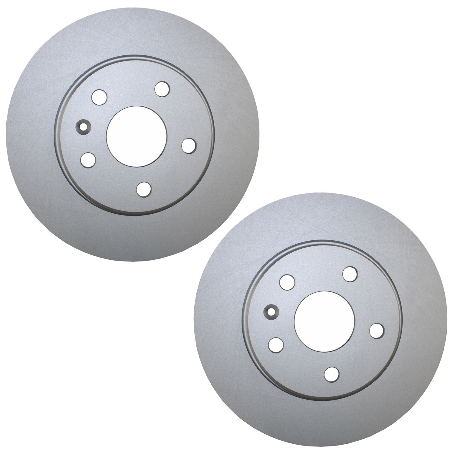 Bison Performance Pair 2 Front Coated 296mm Brake Rotors for LaCrosse Malibu 9-5