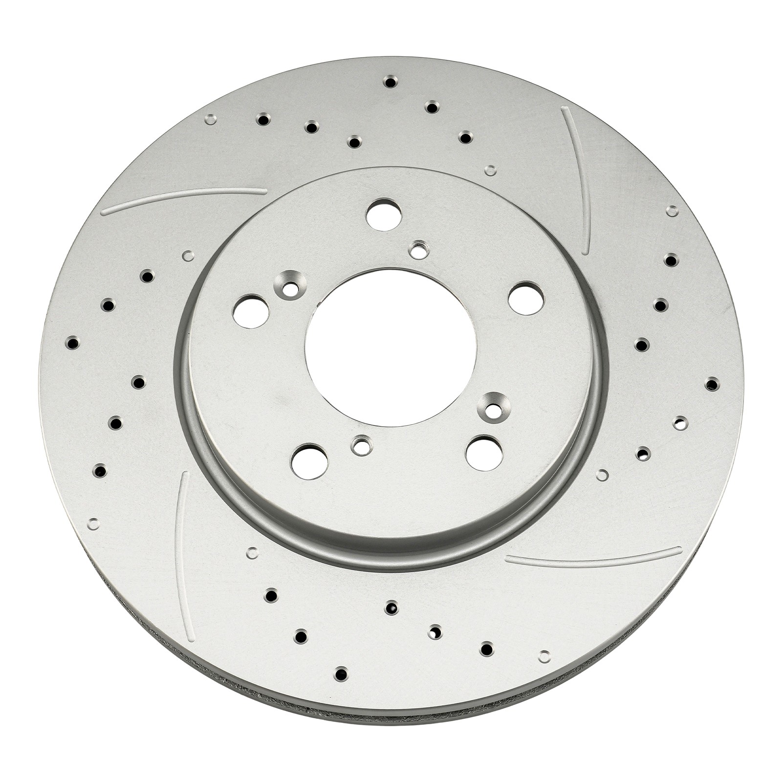 Pair Front Vented Drilled Slotted Brake Rotor For 2005-2010 Honda Odyssey 31368