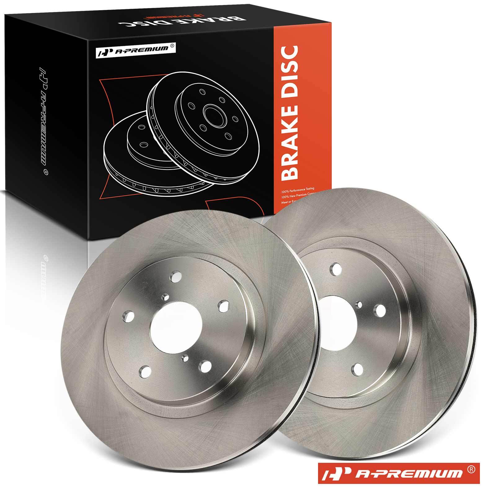 A-Premium Front Side Disc Brake Rotors for Subaru Forester 2019-2021 293.5 mm
