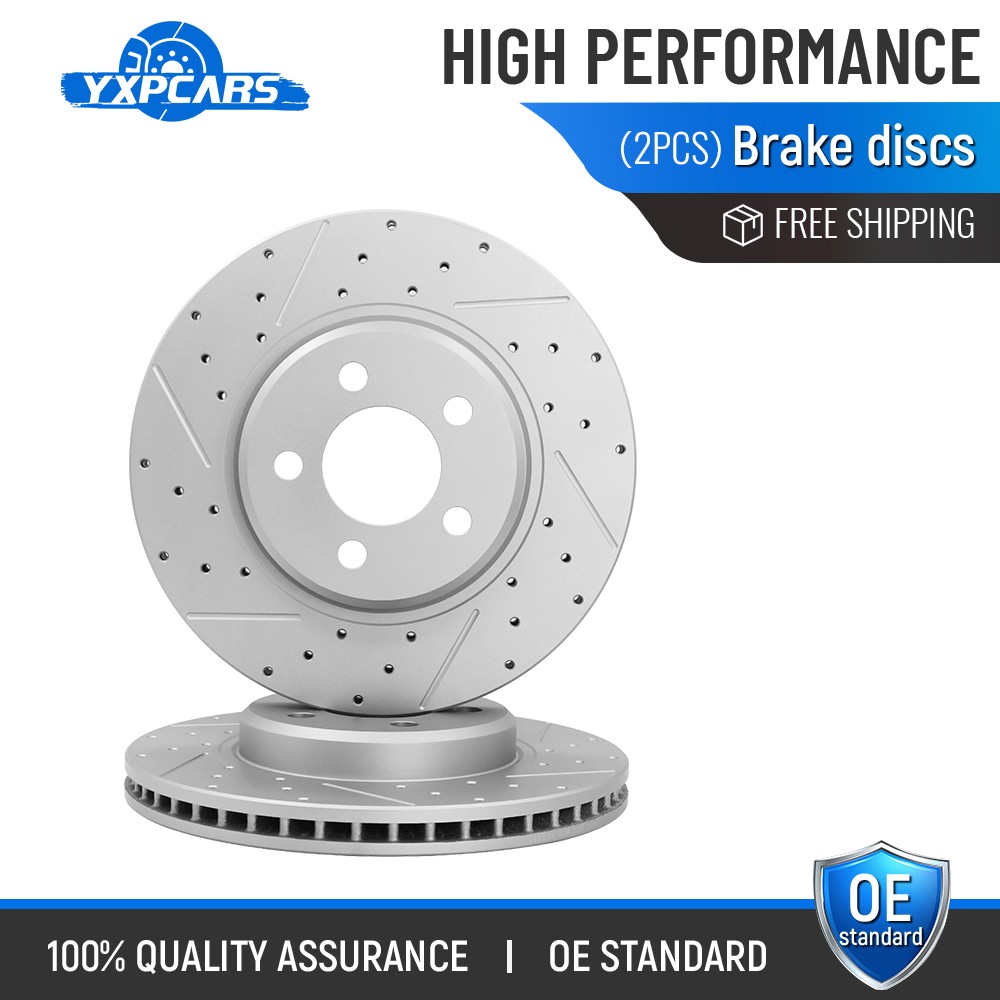 RWD 320mm Front Disc Brake Rotors for 2005-2023 Chrysler 300 w/ Single Calipers