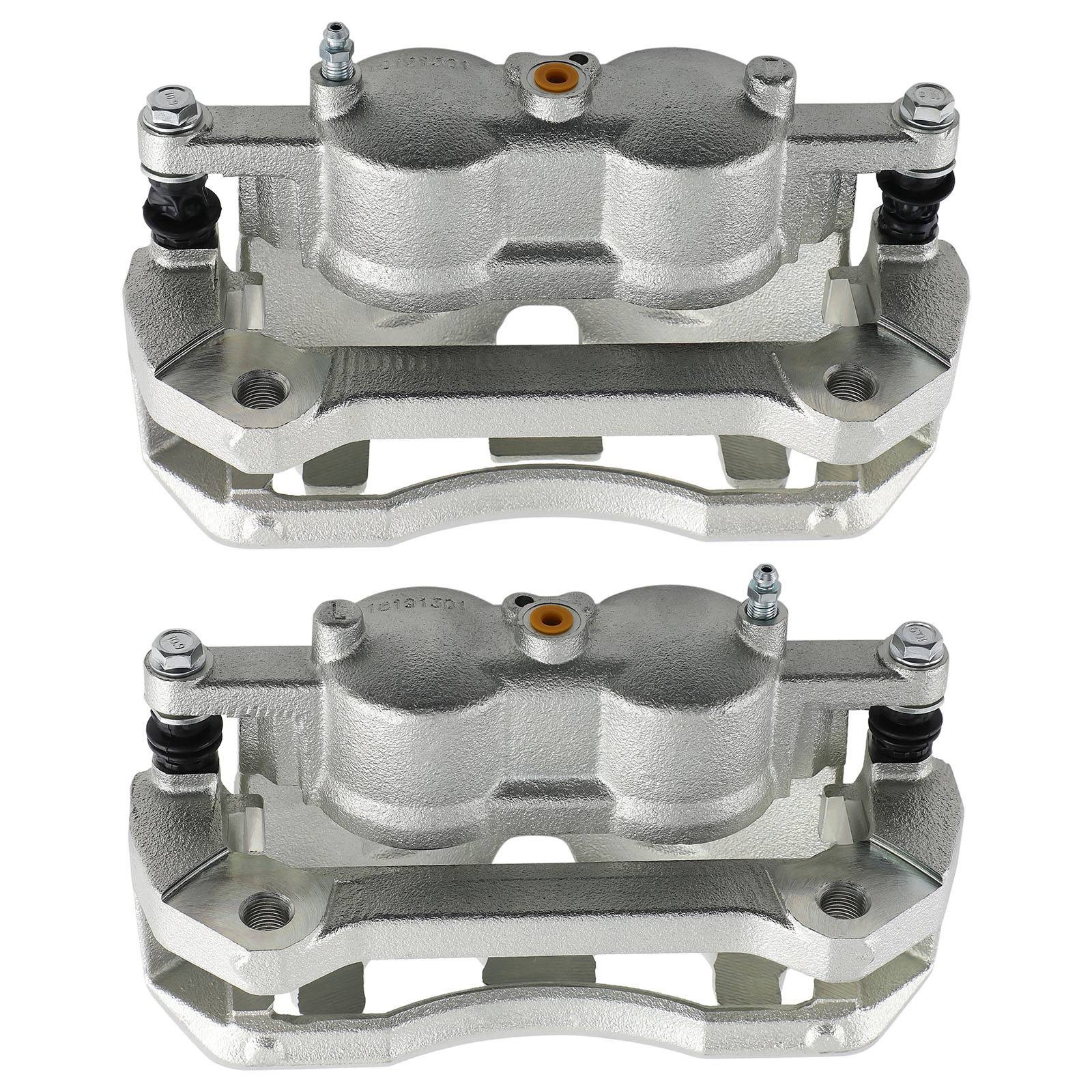 2pcs Front Brake Calipers w/ Bracket Kit for F-150 2.7L/3.5L/3.7L FL3Z-2B121B