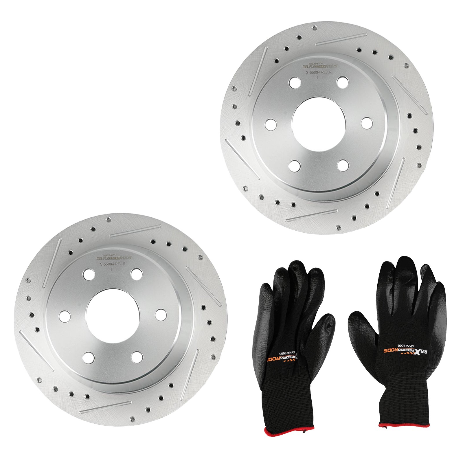 13in Rear L&R Brake Rotors Kit for Cadillac Escalade 2002-06/GMC Yukon 2000-06
