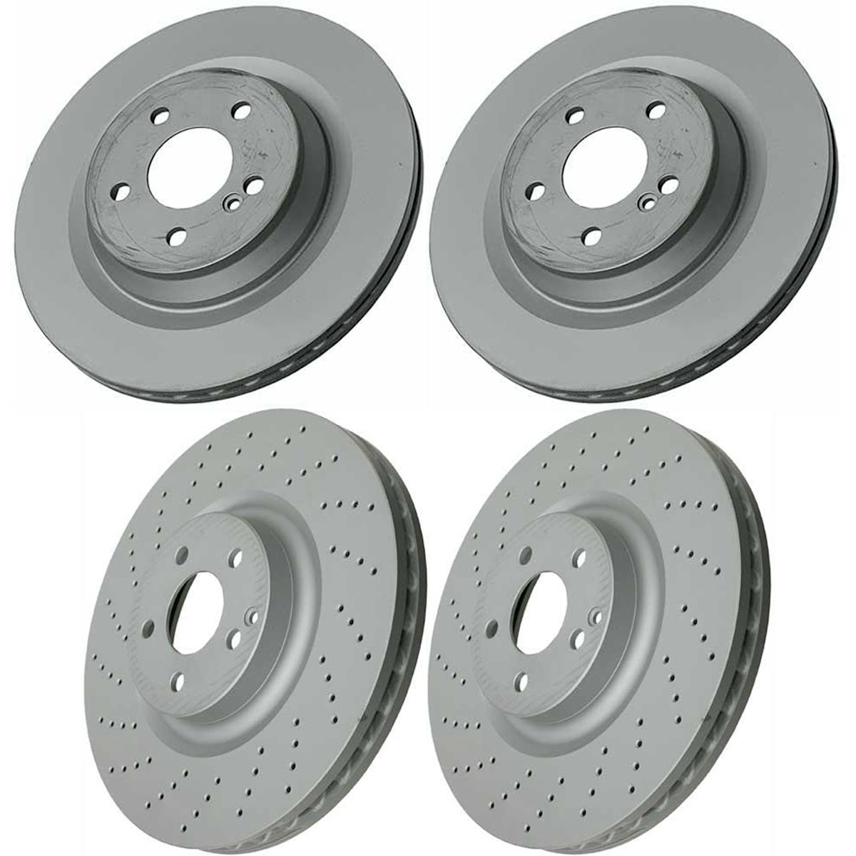 SET-452400362520-C Zimmermann 4-Wheel Set Brake Discs Front & Rear AWD RWD