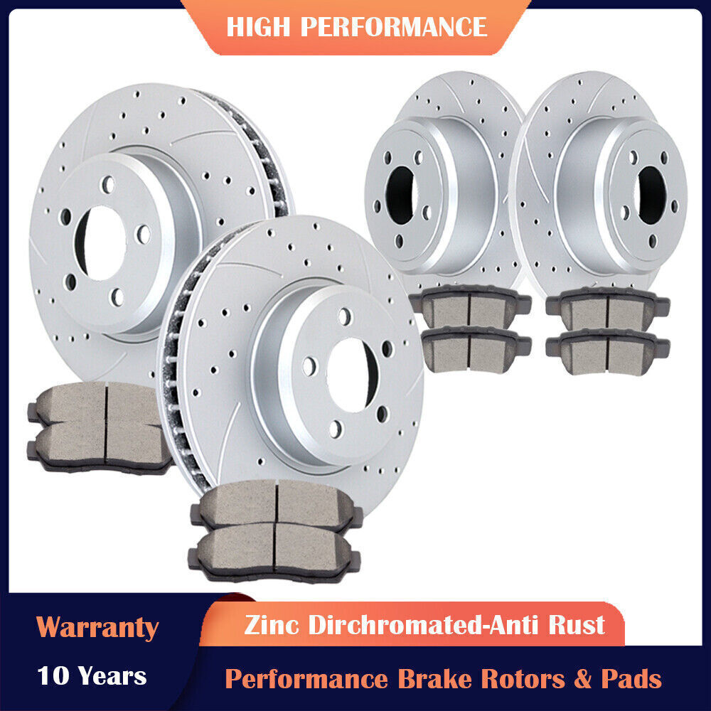 320mm RWD Front Rear Rotors and Brake Pads for Challenger Charger Chrysler300