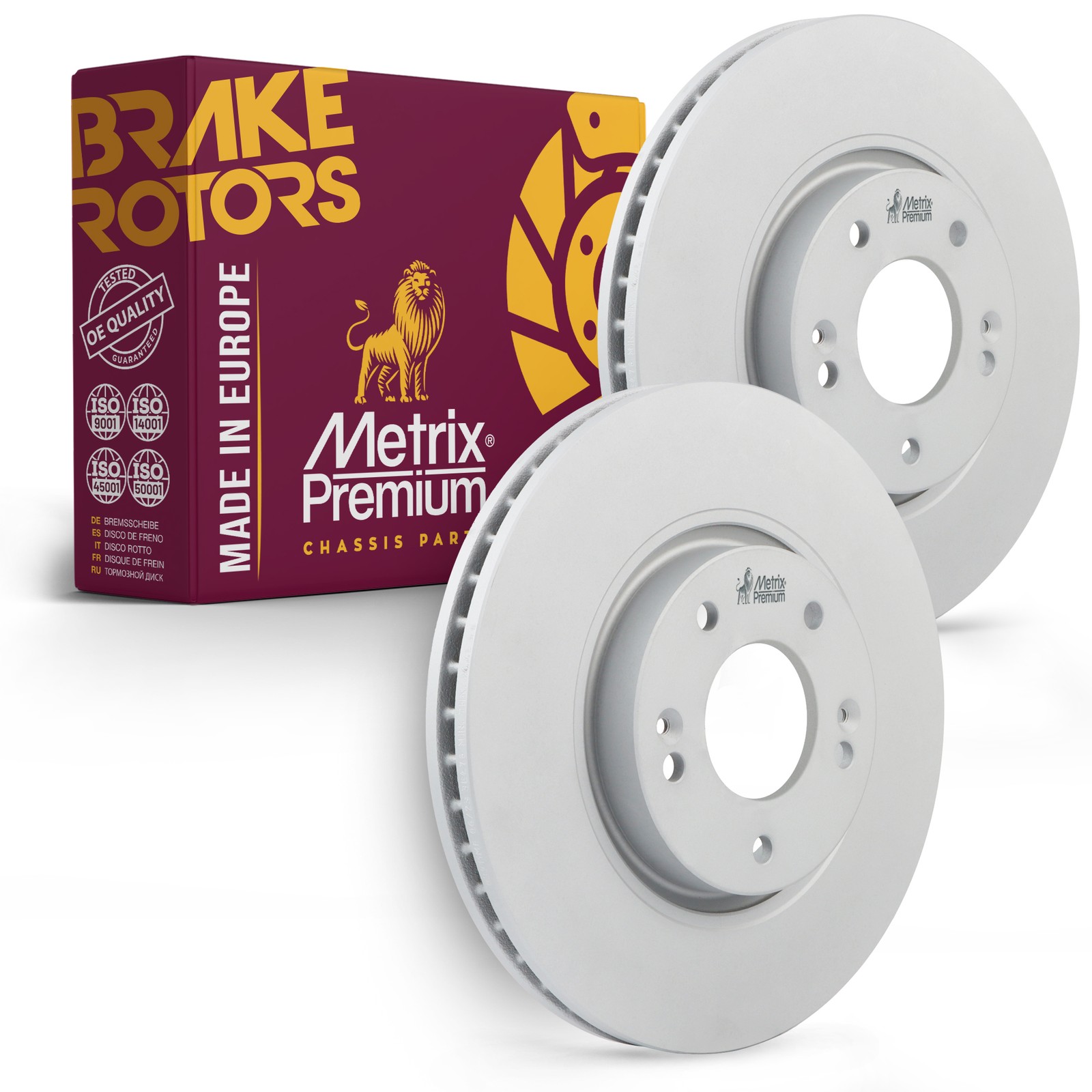 Front Brake Rotors for Kia Optima Hyundai Tucson Hyundai Sonata Kia Sportage