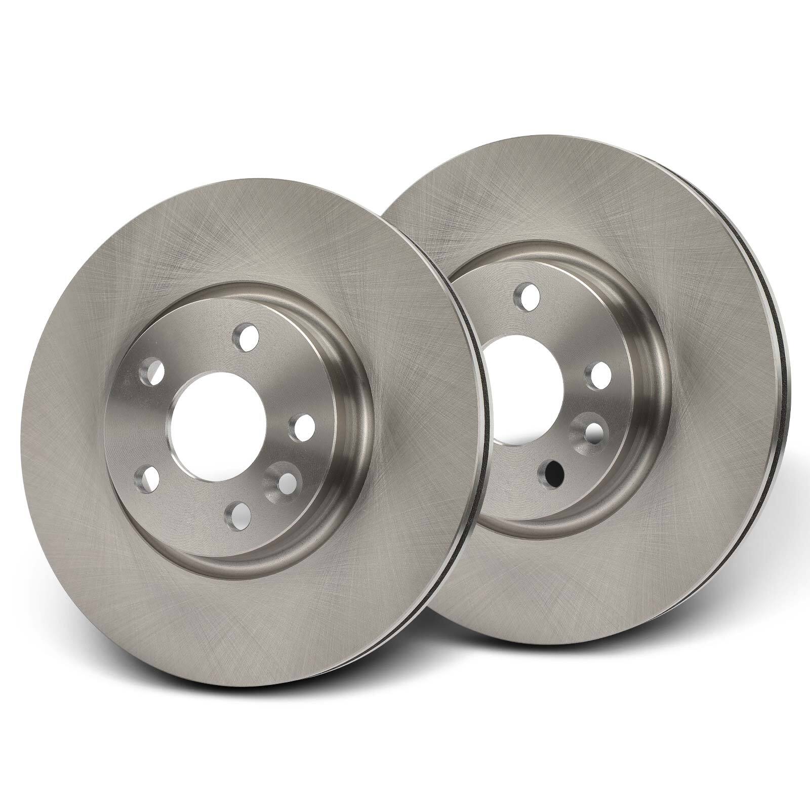 A-Premium Front Disc Brake Rotors for Volvo S60 2011-2018 XC70 V60 Land Rover