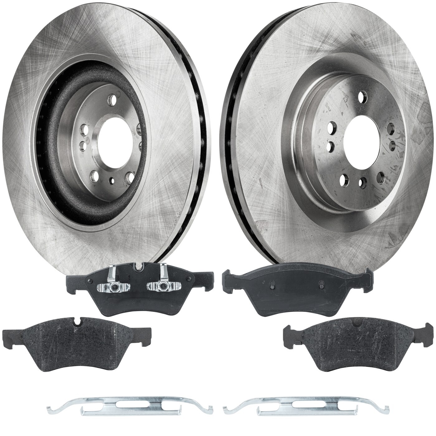 Front Brake Disc Rotors and Pads Kit for Mercedes G Class ML R ML500 ML350 ML550