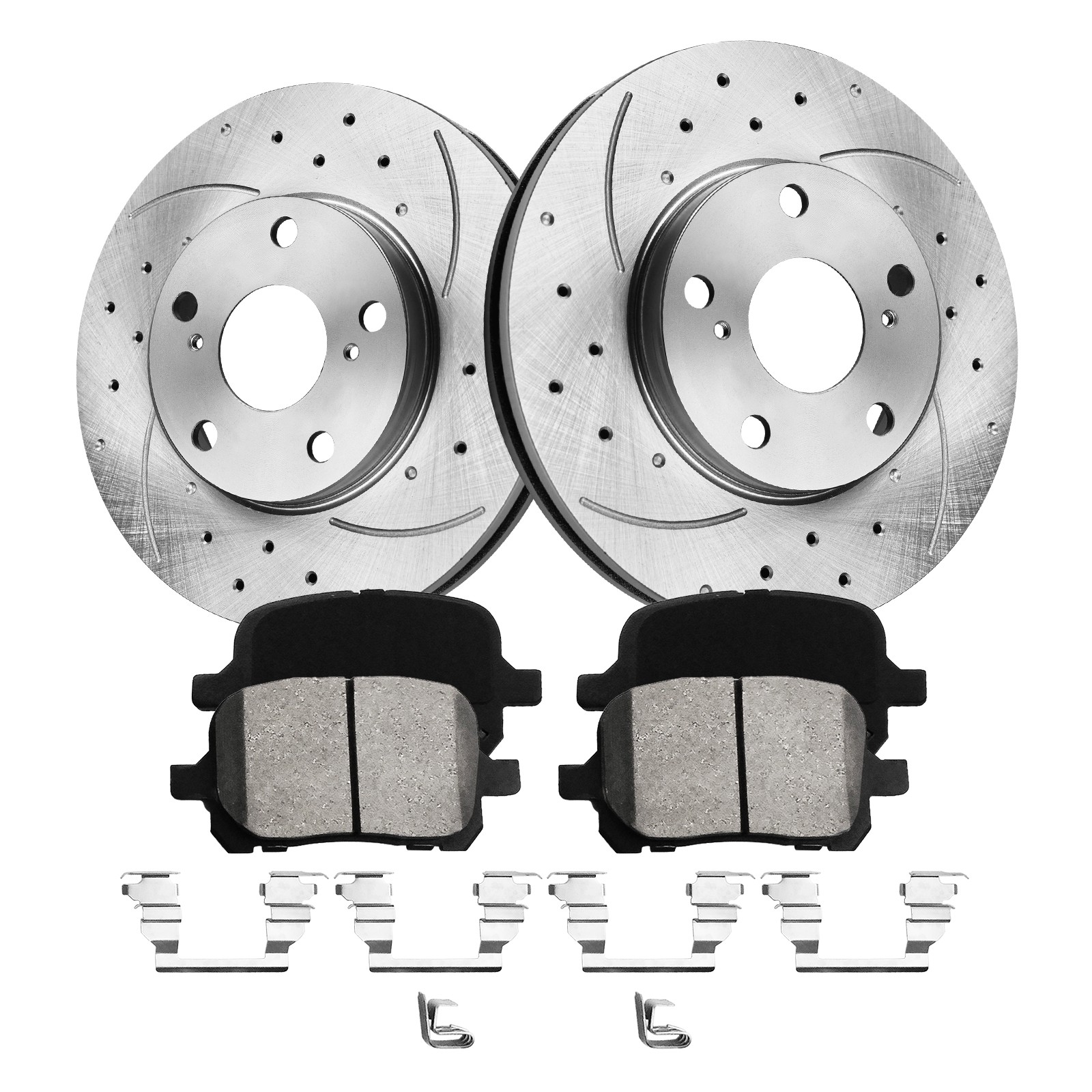 Front Brake Rotor Pads Brake Caliper for 1999-2003 Toyota Solara 1997-2001 Camry