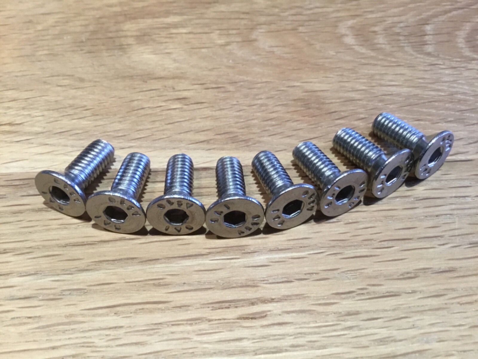 8x M6x16mm Stainless Steel Brake Disc Retaining Bolts Screws READ DESCRIPTION