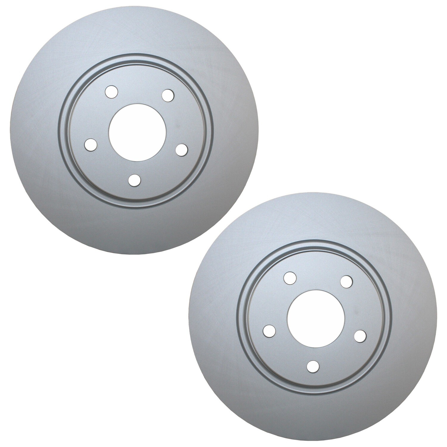 Bison Performance Pair Front Coated 296mm Brake Rotors for Cobalt Malibu G5 Aura