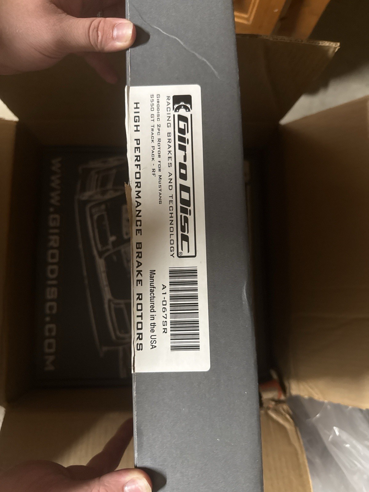 GiroDisc High Performance Break Rotors Mustang S550 GT Front