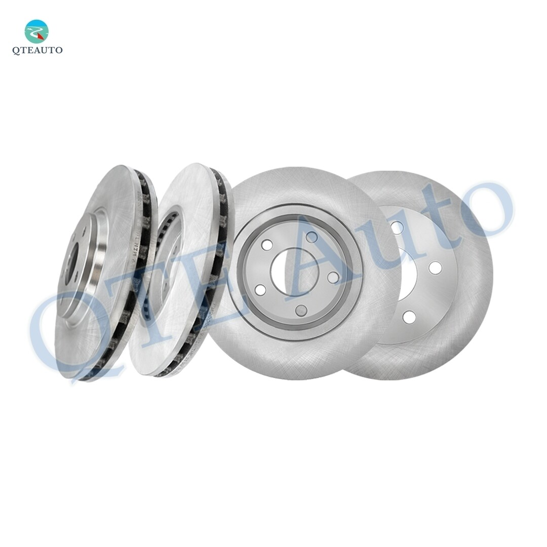 Set of 4 Front-Rear Disc Brake Rotors For 2004-2012 Chevrolet Malibu