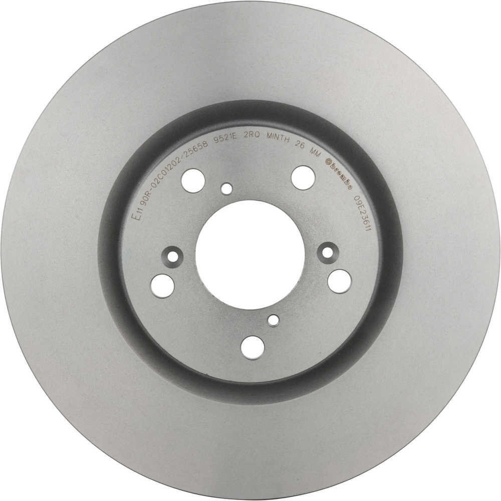 Disc Brake Rotor-Premium UV Coated OE Equivalent Rotor Brembo 09.E236.11