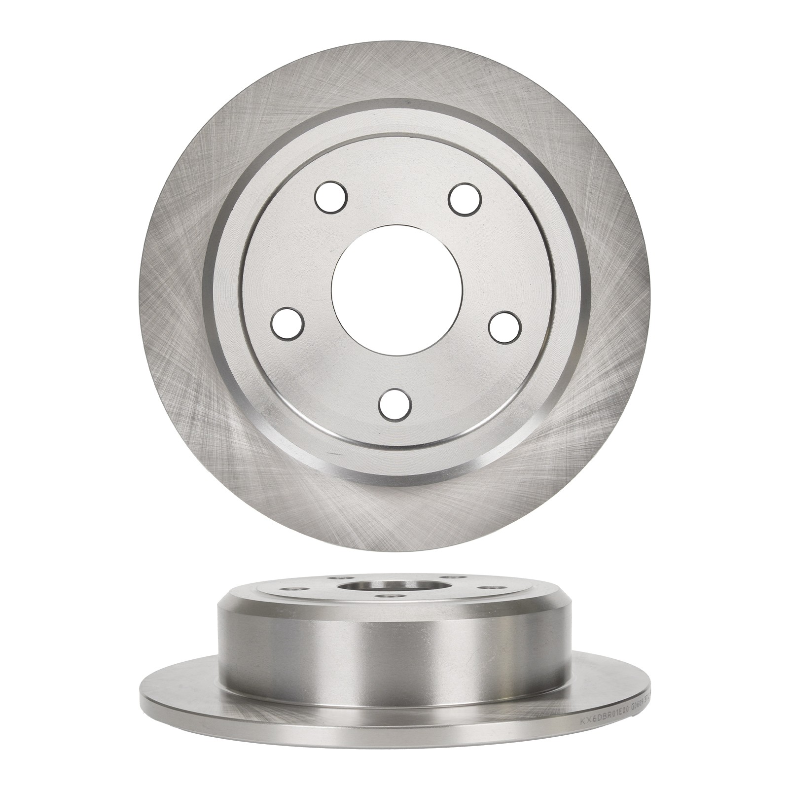 Pair Rear Brake Rotors Solid G3000 Fits 2007-2017 Jeep Wrangler 2018 JK 780519