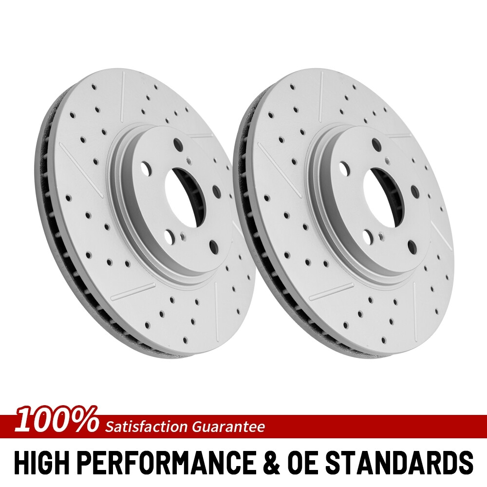Front Brake Rotors For 2001 2022 2023 – 2007 Toyota Highlander 2.4l 3.0l 3.3l V6